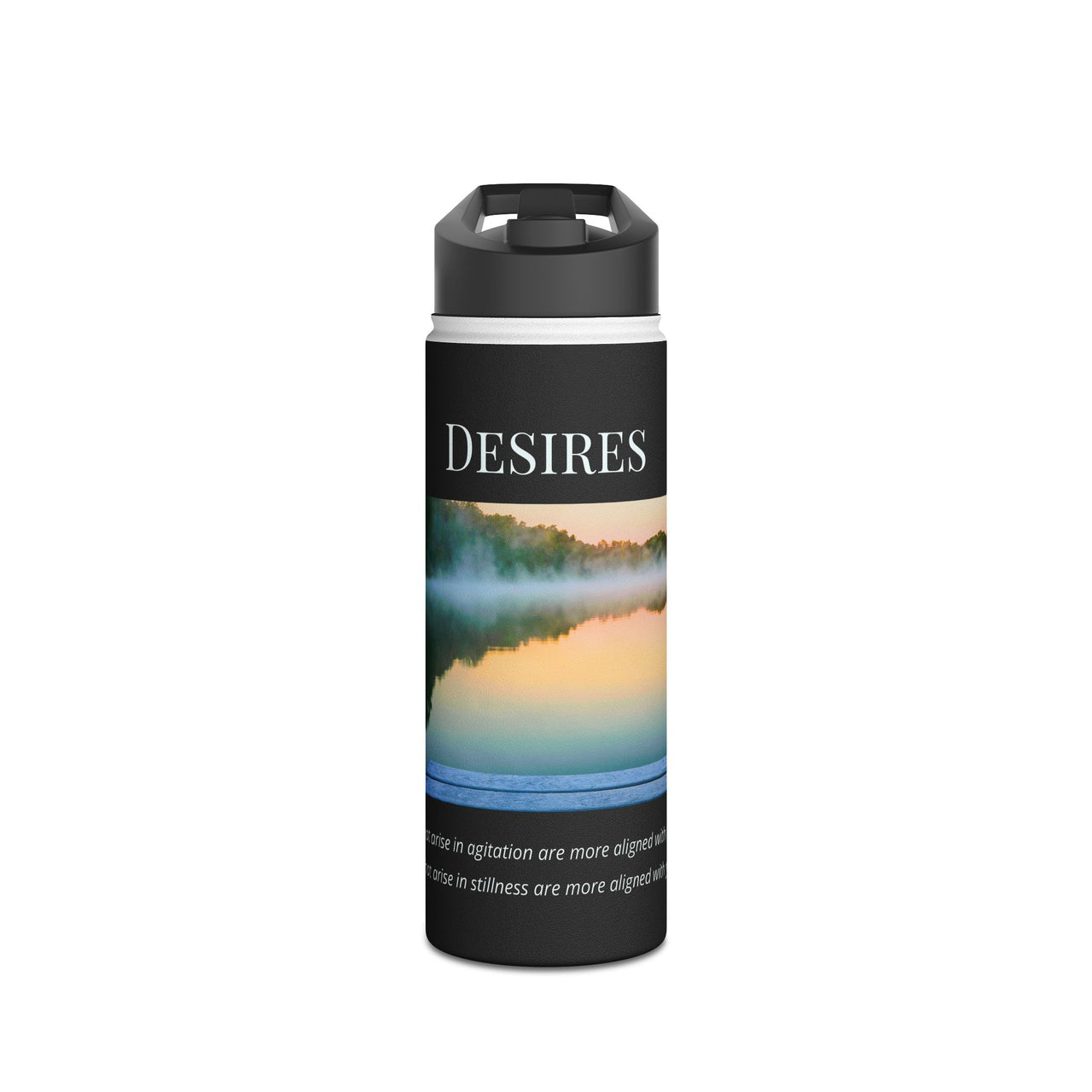Desires: Stainless Steel Water Bottle, Standard Lid
