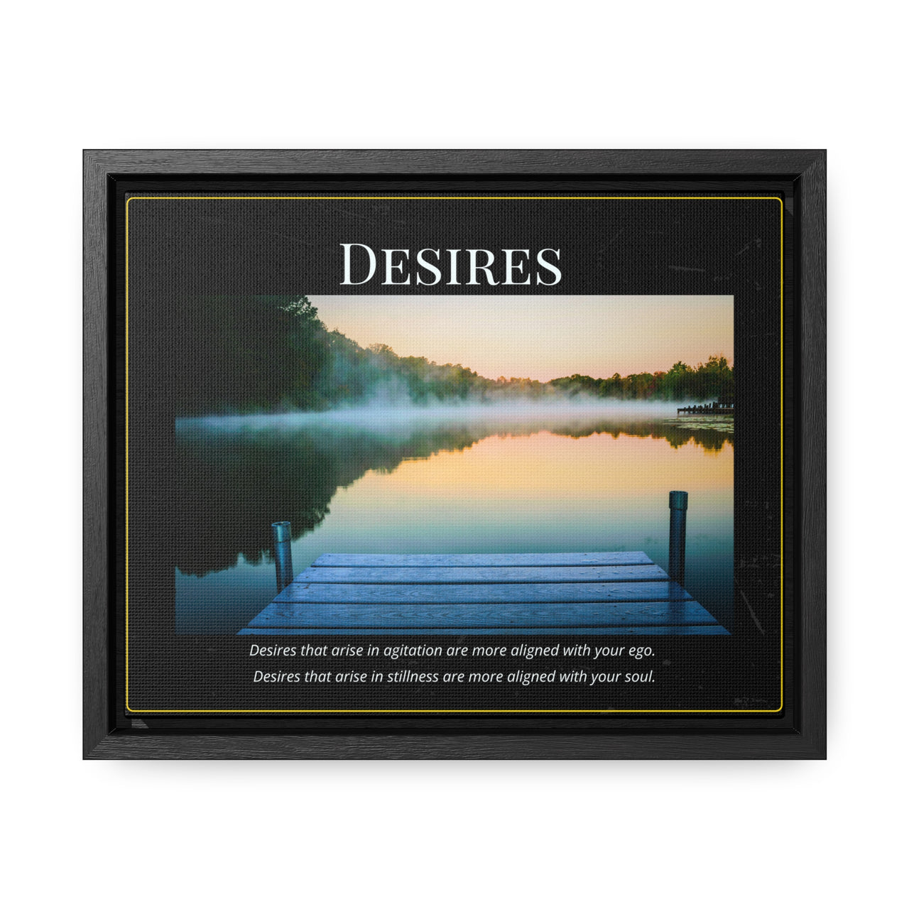 Desires: Gallery Canvas Wrap, Horizontal Frame