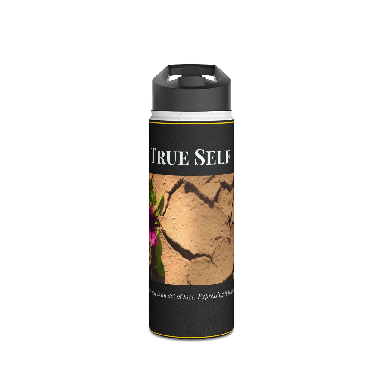 True Self Stainless Steel Water Bottle: Quench Your Thirst for Authenticity